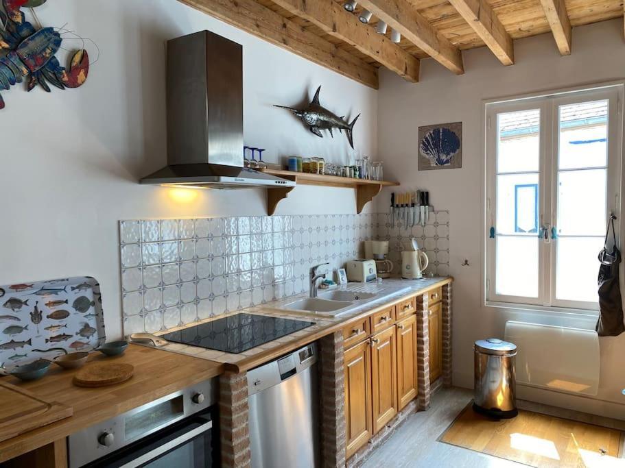 סן-ואלרי-סור-סום Chez Fanfan, Maison De Pecheur, Coeur De St Valery מראה חיצוני תמונה